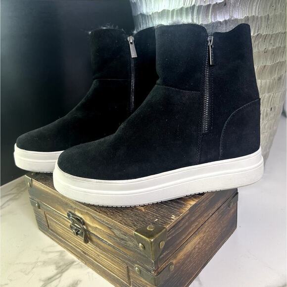 J/Slides Tristan Faux Fur Lined Waterproof Sneaker Boots - Picture 5 of 14